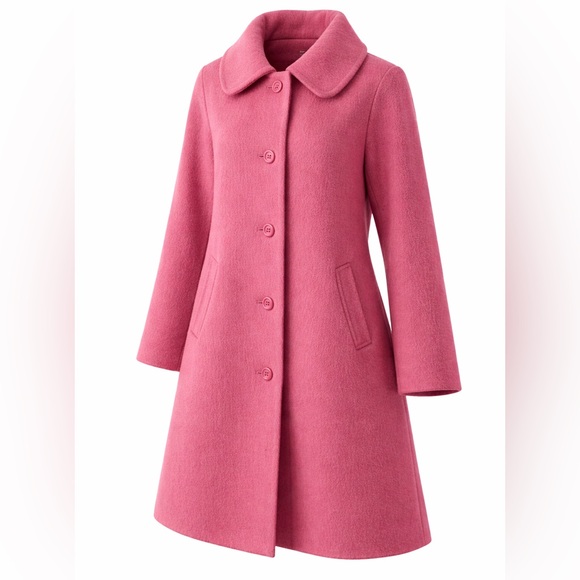 D’Allaird’s Jackets & Blazers - Vintage D’Allaird’s wool coat, dusty pink with magenta lining. Made in Canada.